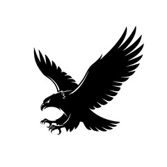 Fototapeta premium American Eagle Mascot - Flat Design