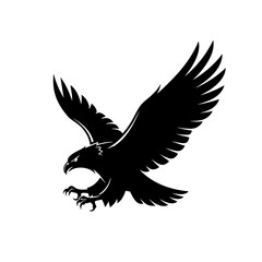 American Eagle Mascot - Flat Design