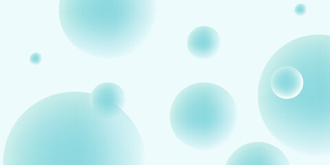 3D ball abstract Background. Soft Gradient with minimal bounce ball with shadow and light effect. Realistic 3d bubble background.