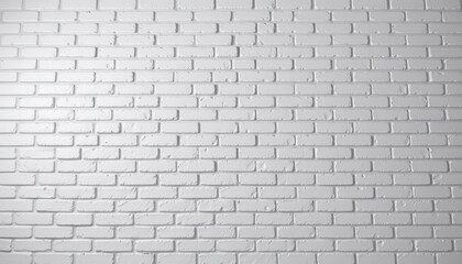 Fototapeta premium Textured White Brick Wall Background Suitable for Modern Design and Interior Decoration Projects