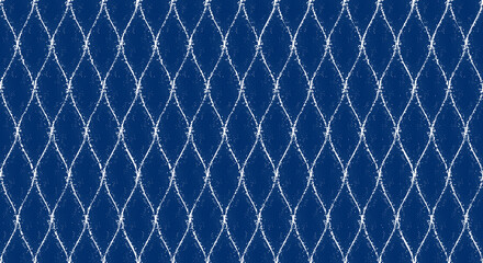 Dotted line grid seamless pattern. Wavy polka dot white texture. Artistic gradient abstract background