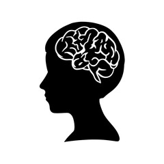 A website design concept incorporating flat cartoon people to symbolize mental health problems