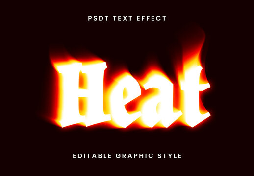 White And Red Burning Flames Text Effect Gothic Fire Font