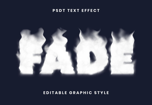 Flames Smoke Fade Text Effect