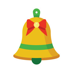A christmas bell on white background.eps