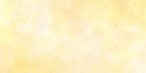 Vintage aged brown parchment paper texture with a blank stained yellow grunge background