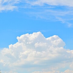 blue sky with clouds