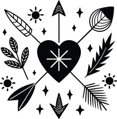 Abstract gradient swirl with subtle light play isolated on transparent background