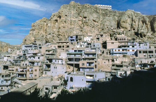 Maloula or Maalula, christian village in the Rif Dimash, Syria