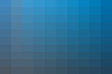 A gradient of blue squares, transitioning from a lighter shade at the top left to a darker shade at the bottom right, creating a subtle and modern visual effect
