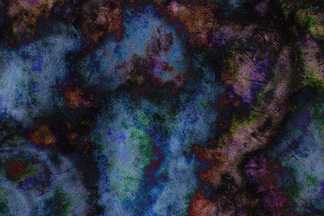 Abstract colorful grunge artistic brush stroke texture Background