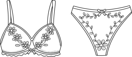 Ornate Blue and White Striped Canopy Toddler Bed or Daybed with Storage Drawers, Vintage Furniture Vector Illustration, cad drawing flat vector illustration.