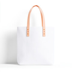 Plain blank canvas tote bag eco reusable shopping mockup printable branding accessory