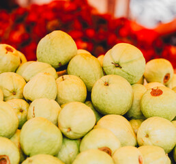 guava fruits on market