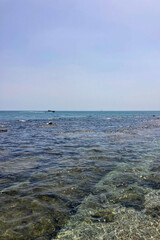 Breathtaking scenery of Cala Sardina Beach (Playa de Cala Sardina) in Andalusia, Spain