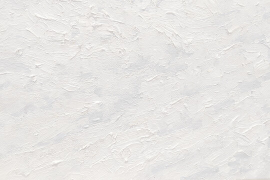 White pastel strokes of oil paint on canvas, background.
