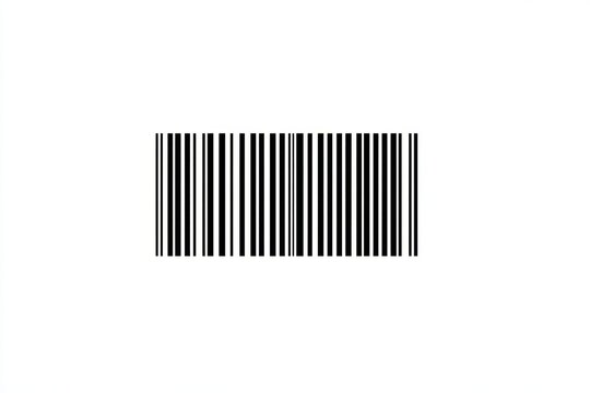 Black and white barcode on plain white background