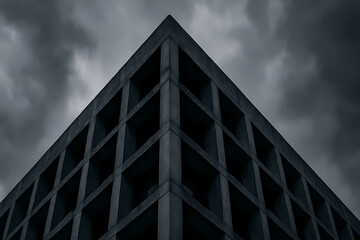 Fototapeta premium modern office building in night