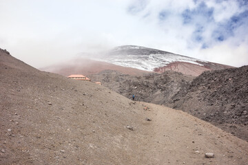 The slopes of Cotopaxi volcano, Ecuador.