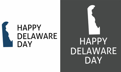 Delaware National Day banner design. Holiday concept. Perfect for backgrounds, banners, cards, and posters. Happy Delaware National Day.