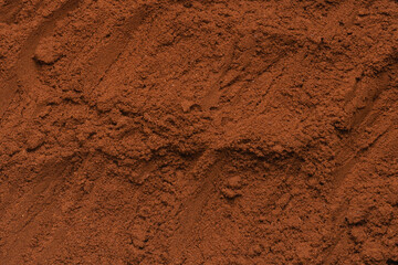 Instant coffee isolated on a background.