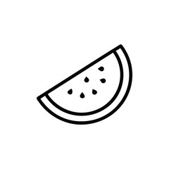 Refreshing Watermelon Slice Icon