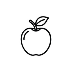 Classic Apple Icon: A Symbol of Health & Education