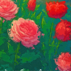 Various oil paintings, flowers, cats, dogs, leaves, roses, peonies, ducks, birds, oceans, butterflies, lakes, mountains, cranes, tulips