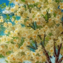 Various oil paintings, flowers, cats, dogs, leaves, roses, peonies, ducks, birds, oceans, butterflies, lakes, mountains, cranes, tulips