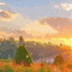 Various oil paintings, flowers, cats, dogs, leaves, roses, peonies, ducks, birds, oceans, butterflies, lakes, mountains, cranes, tulips