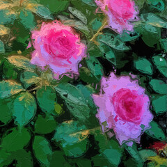 Various oil paintings, flowers, cats, dogs, leaves, roses, peonies, ducks, birds, oceans, butterflies, lakes, mountains, cranes, tulips