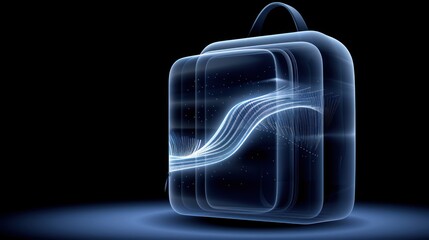 Abstract Battery Concept - Energy Storage Innovation and Futuristic Design.