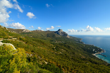 view from the mountain
