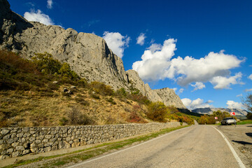road to the mountains