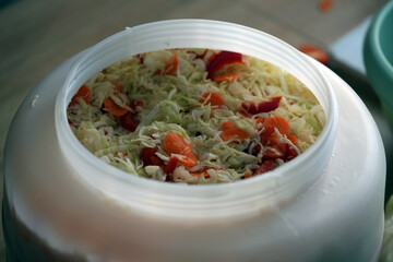 colorful pickled salad