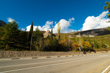 road to the mountains