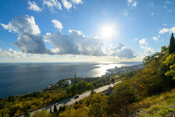 lake in the mountains