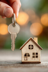 Remise des clés d’un nouveau logement, concept d’achat immobilier et prêt pour primo-accédant