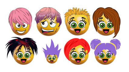 set of easter eggs anime