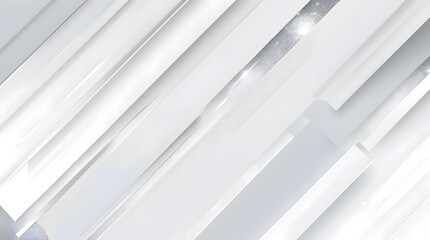 Obraz premium Grey and white abstract background with a shimmering paper texture, incorporating layered vector elements for a dynamic presentation design, suitable for various applications such as business, corpora