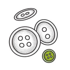 Color accents in graphics, buttons 