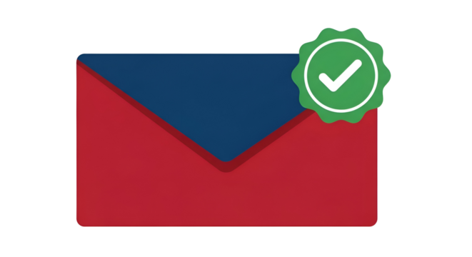 Email delivered successfully with confirmation badge