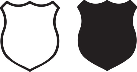 Vector Police Badge.