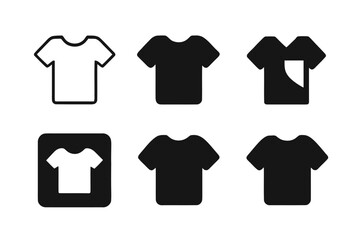 Minimal Clothing Logos. Personal Appearance. Set Logo of Clothing Icon: Minimal outline, Filled silhouette, Abstract geometric, Negative space, Flat solid,