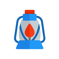 lantern flat icon illustration