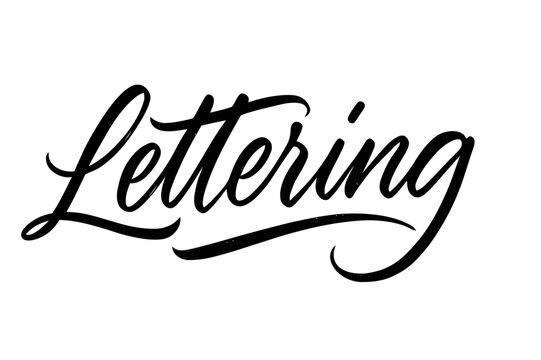 Expressive Brush Script. Script Hand-Lettering with brush script, fluid strokes, semi-cursive soft curves, expressive fast brush strokes, elegant