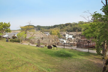 鹿児島県伊佐市の曽木の滝
