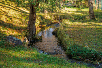 A stream on a farm in Michigan © Brian