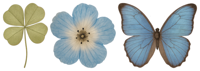 Nature's delicate blue beauty