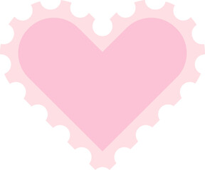 Heart Shaped Postage Stamp